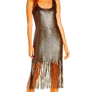 BB Dakota Sequenced Flapper Dress MED